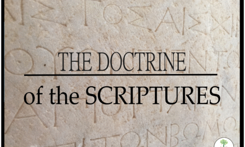 The Doctrine of the Scriptures
